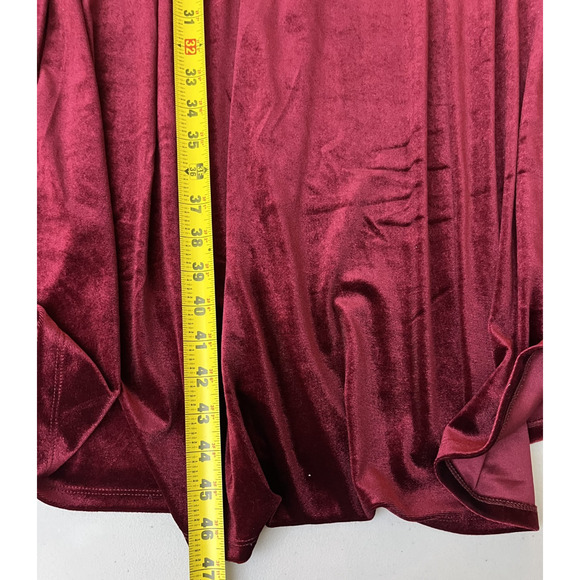 Witchy Romantic Vampire Regency Babydoll Velvet Dress L 90s Old Money Whimsigoth - Picture 15 of 16